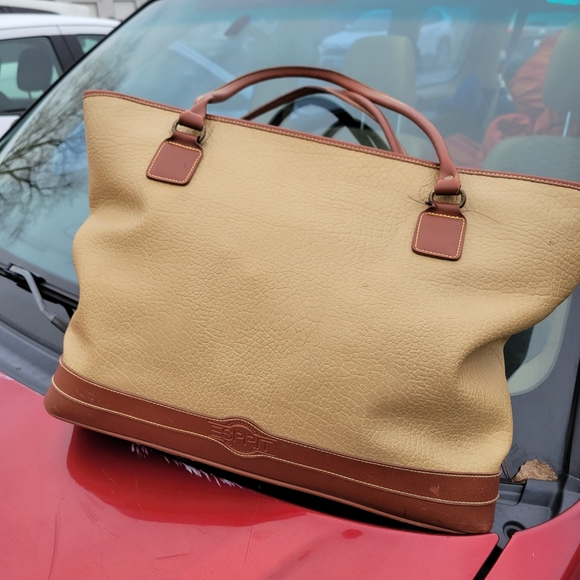 Vintage esprit leather satchel bag purse - Picture 12 of 12